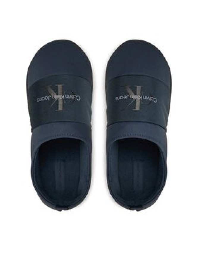 Calvin Klein Jeans Kapcie Home Slipper Mono YM0YM00840 Granatowy