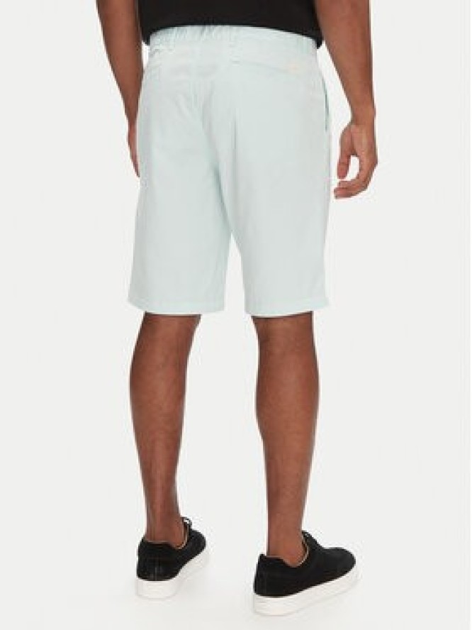 BOSS Szorty materiałowe Chino-Slim-Shorts 50536723 Błękitny Regular Fit