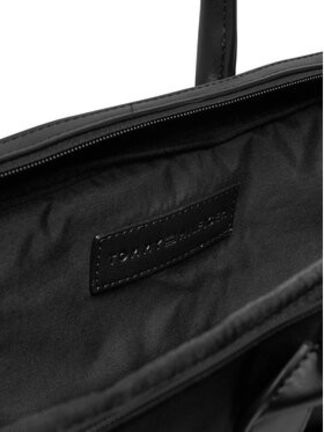 Tommy Hilfiger Torba na laptopa Th Nylon Travel Computer Bag AM0AM13470 Czarny