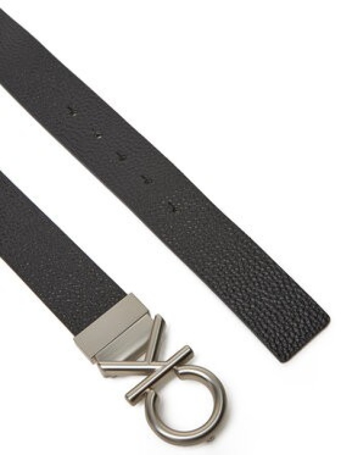 Calvin Klein Pasek Męski Ck Hallmark Logo 35Mm Adj/Rev LV04D7034G Czarny