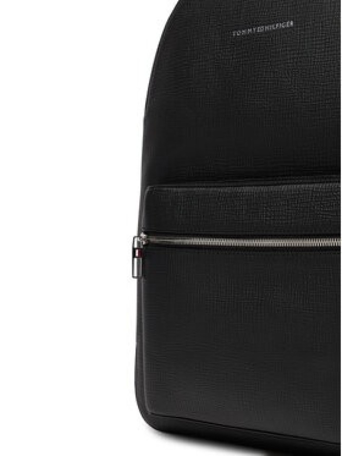 Tommy Hilfiger Plecak Th Business Leather Backpack AM0AM13641 Czarny