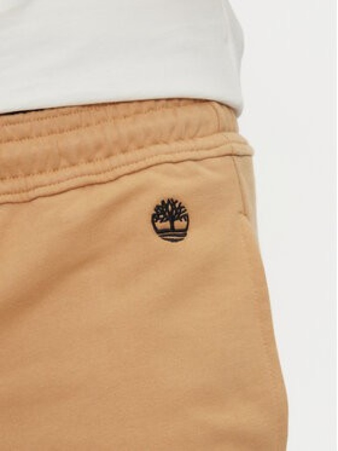 Timberland Spodnie dresowe TB0A5V5Q Beżowy Regular Fit