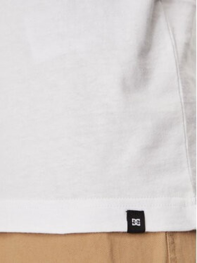 DC Shoes T-Shirt Star Hss ADYZT05373 Biały Relaxed Fit