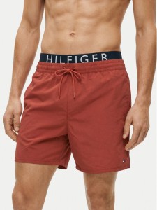 Tommy Hilfiger Szorty kąpielowe UM0UM03749 Czerwony Regular Fit
