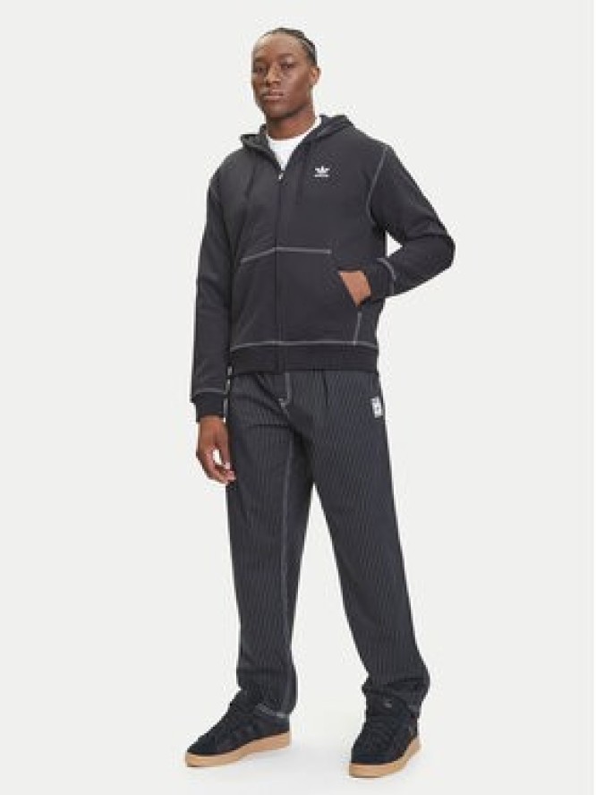 adidas Bluza Essentials Trefoil JW0969 Czarny Regular Fit