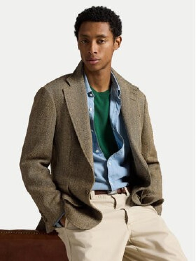 Polo Ralph Lauren T-Shirt 710671438461 Zielony Custom Slim Fit