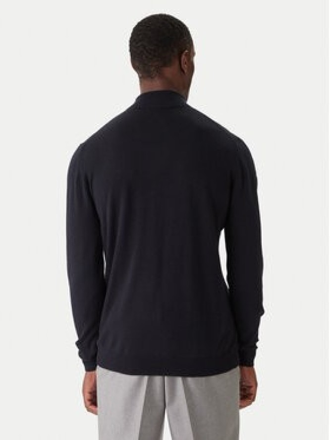 KARL LAGERFELD Golf 655002 554399 Granatowy Slim Fit