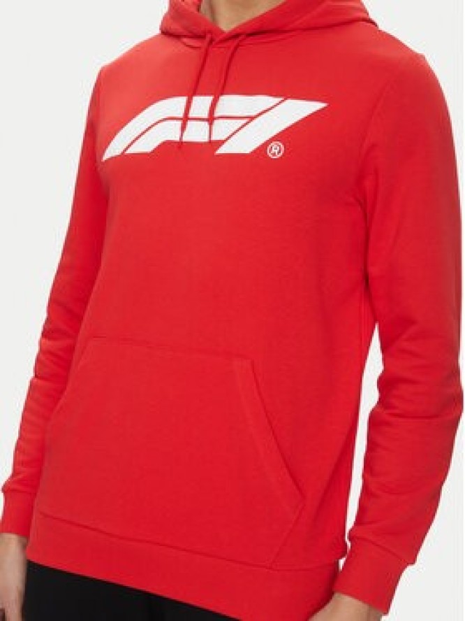 Puma Bluza F1 Ess Logo 625853 Czerwony Regular Fit
