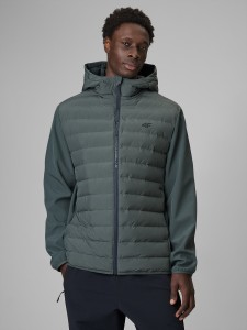 4F Kurtka z wypełnieniem syntetycznym męska - zielona S