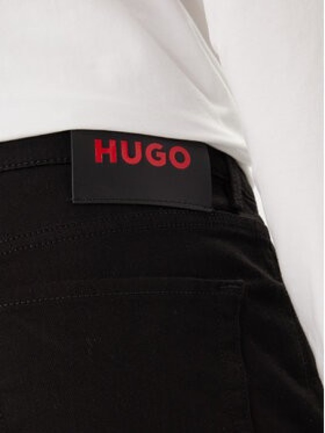 HUGO Jeansy 50554144 Czarny Regular Fit