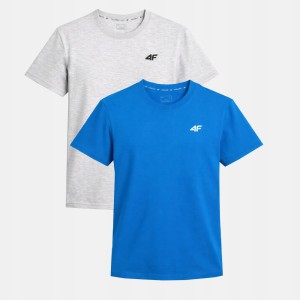 T-SHIRT MĘSKI 4F KOSZULKA ZESTAW KOMPLET 2 SZTUKI TTSHM3341