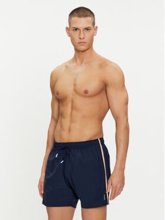 Boss Szorty kąpielowe Iconic 50491594 Granatowy Regular Fit
