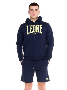 Leone 1947 Apparel Bluzy z kapturem męskie zapinane na zamek