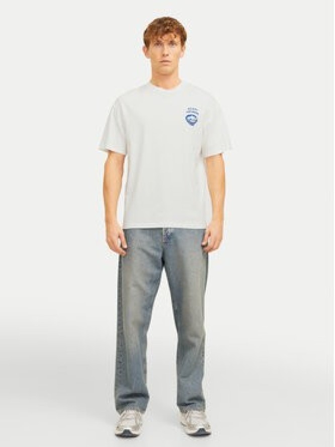 Jack & Jones T-Shirt Charge 12269384 Biały Relaxed Fit