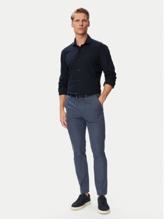 BOSS Koszula P-Hank-Sp-261 50556106 Granatowy Slim Fit