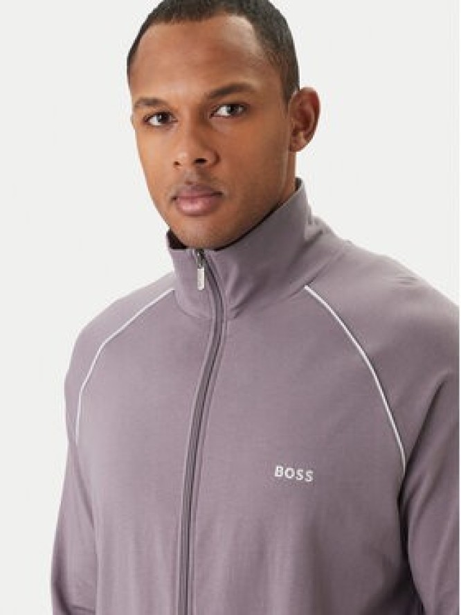 BOSS Bluza Mix&Match 50515307 Fioletowy Regular Fit