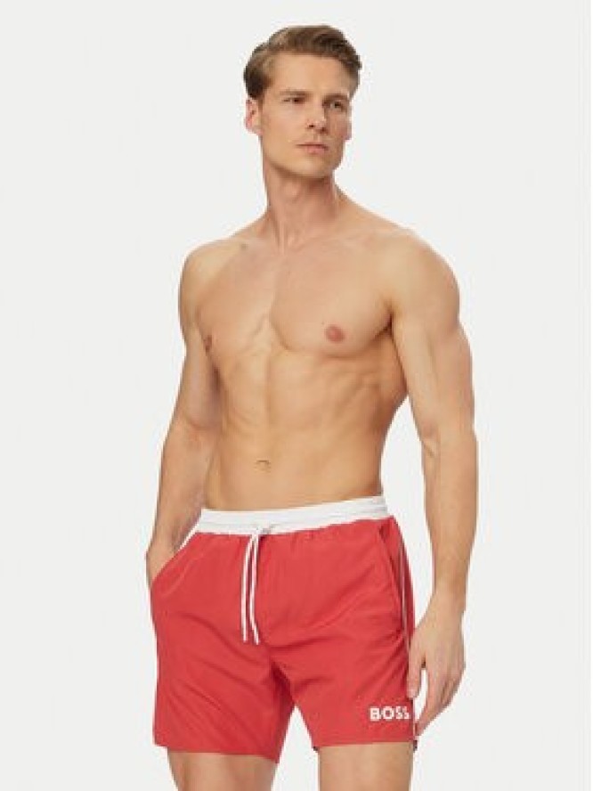 BOSS Szorty kąpielowe Starfish 50514429 Różowy ciemny Regular Fit