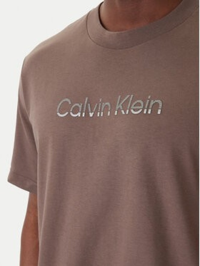 Calvin Klein T-Shirt LV04LF813G Beżowy Regular Fit