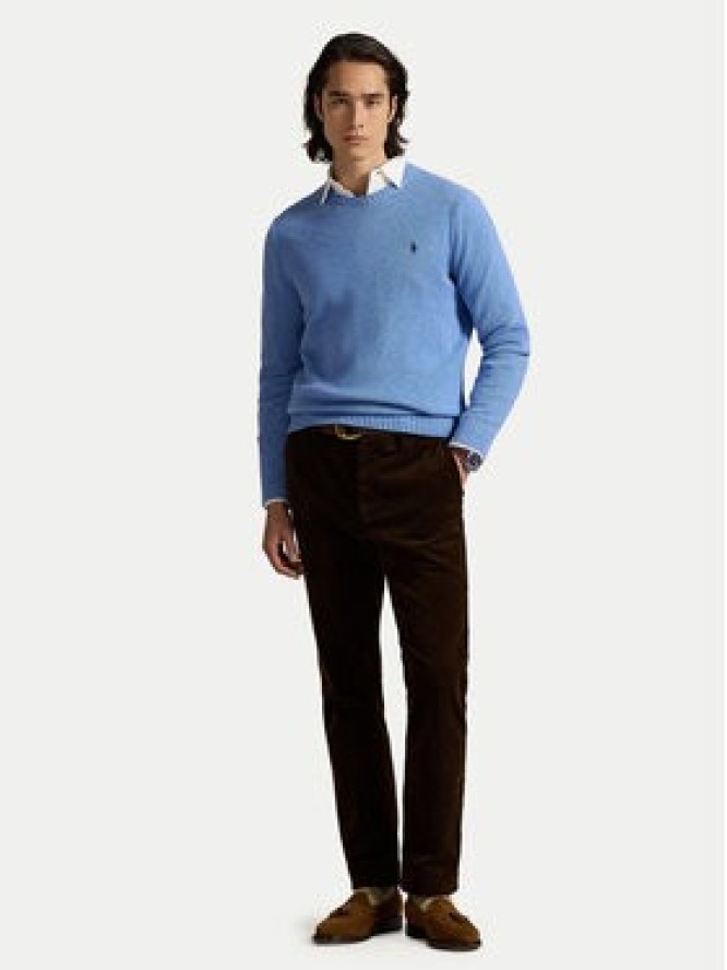 Polo Ralph Lauren Sweter 710810846038 Błękitny Regular Fit