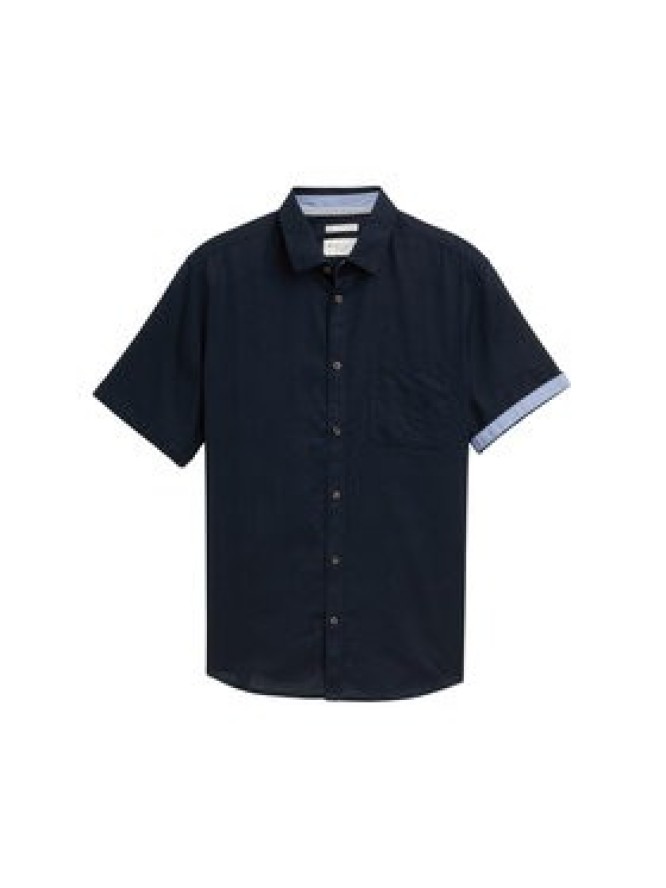 Tom Tailor Koszula 1045098 Granatowy Regular Fit