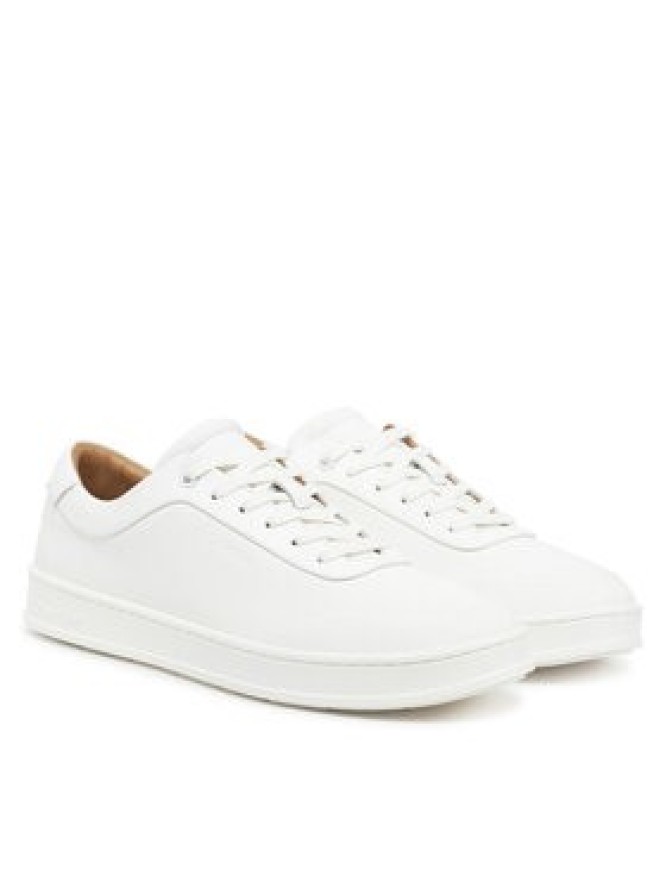 Calvin Klein Sneakersy Low Top Lace Up Oxford Rubb Lth HM0HM01708 Biały