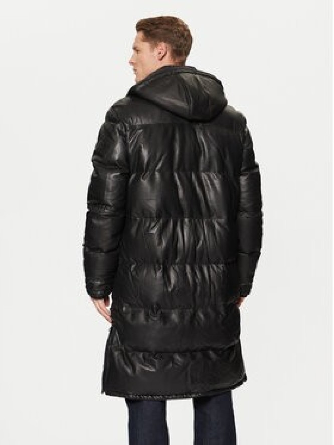 Serge Pariente Kurtka skórzana Vibes Czarny Regular Fit