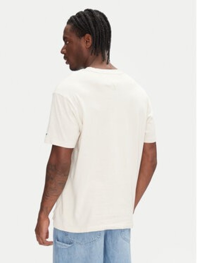 Tommy Jeans T-Shirt Paisley Flag DM0DM20810 Beżowy Relaxed Fit