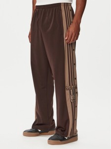 adidas Spodnie dresowe Adibreak Classic KS7398 Brązowy ciemny Regular Fit