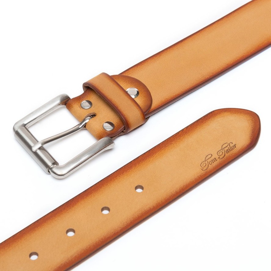 TOM TAILOR PASEK SKÓRZANY SOPO-TT376 641 40mm Ledergürtel RO2689