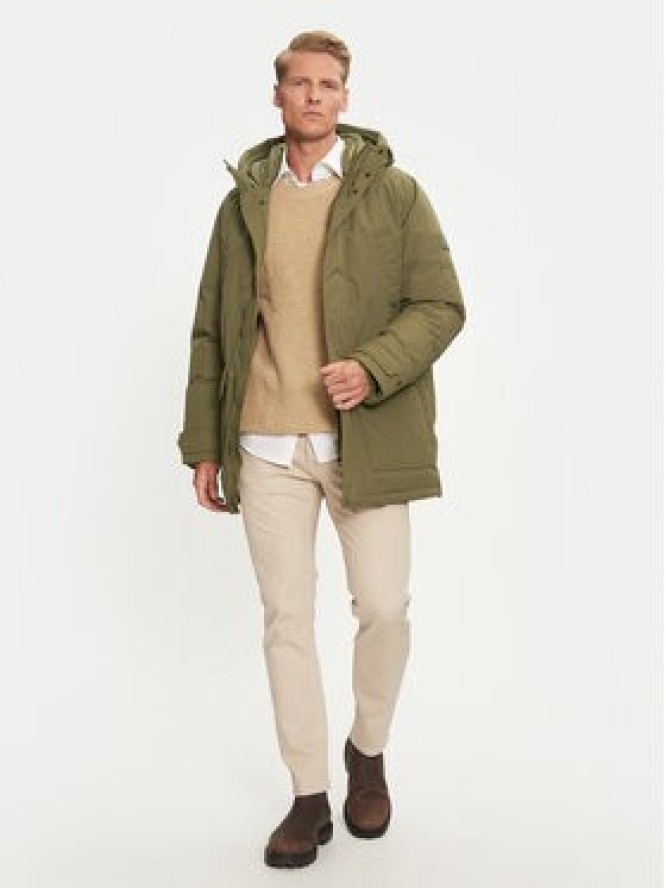Tommy Hilfiger Kurtka puchowa Rockie MW0MW36595 Khaki Regular Fit