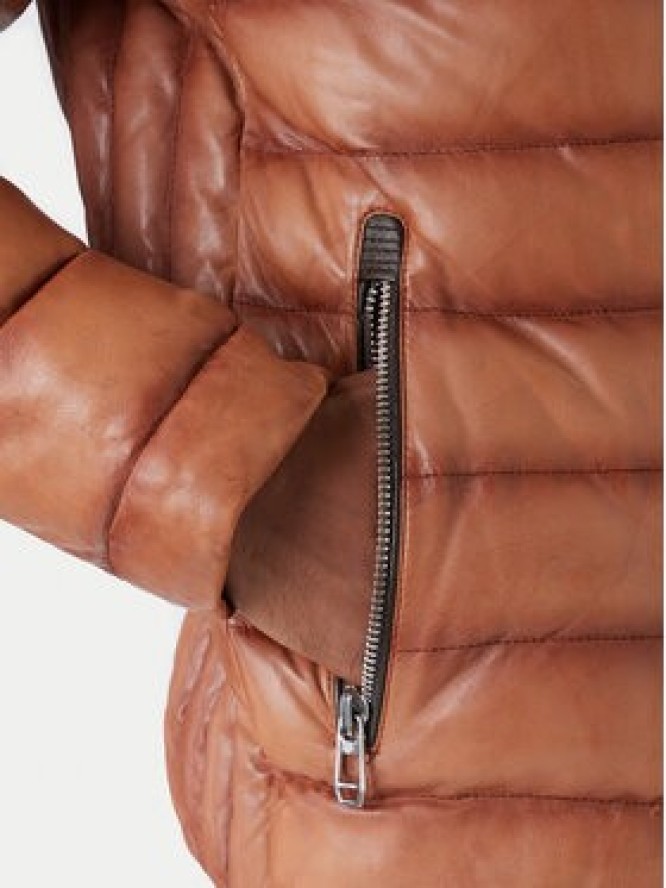 Milestone Kurtka skórzana Ms Apollo 531068 60510 Miedziany Regular Fit