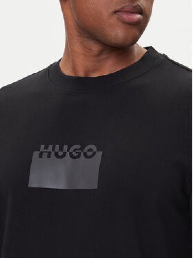 HUGO T-Shirt Delastio 50546867 Czarny Regular Fit