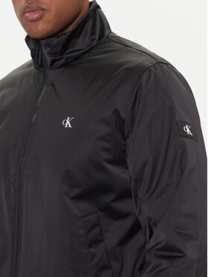 Calvin Klein Jeans Kurtka bomber Harrington LV04RC516G Czarny Regular Fit