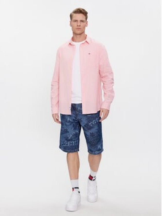 Tommy Jeans Koszula DM0DM18962 Różowy Regular Fit