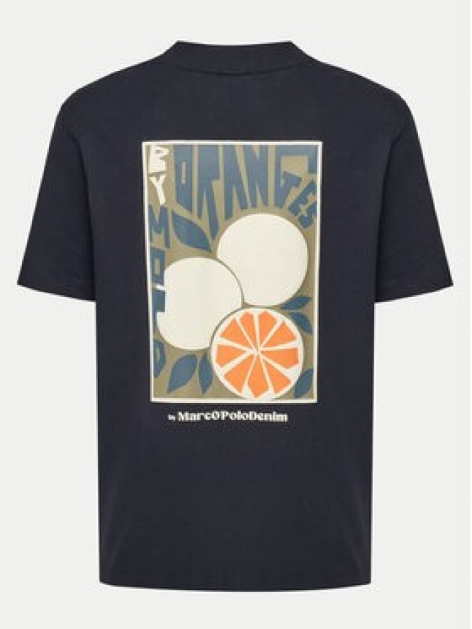 Marc O'Polo Denim T-Shirt 500 0006 002 Granatowy Relaxed Fit