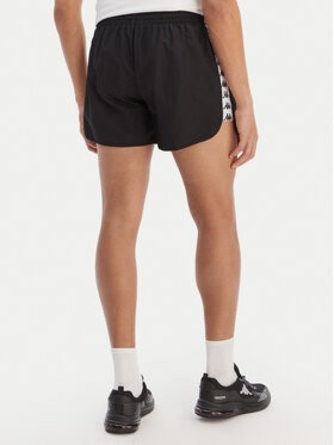 Kappa Szorty kąpielowe Banda Cali 304S6G0 Czarny Regular Fit