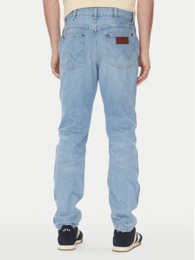 Wrangler Jeansy River 112362465 Niebieski Tapered Fit
