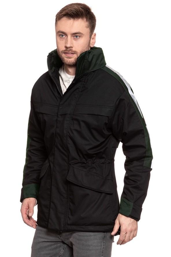 KURTKA ZIMOWA LEE HEAVY TECH FIELD JACKET BLACK L88EUP01 112123735