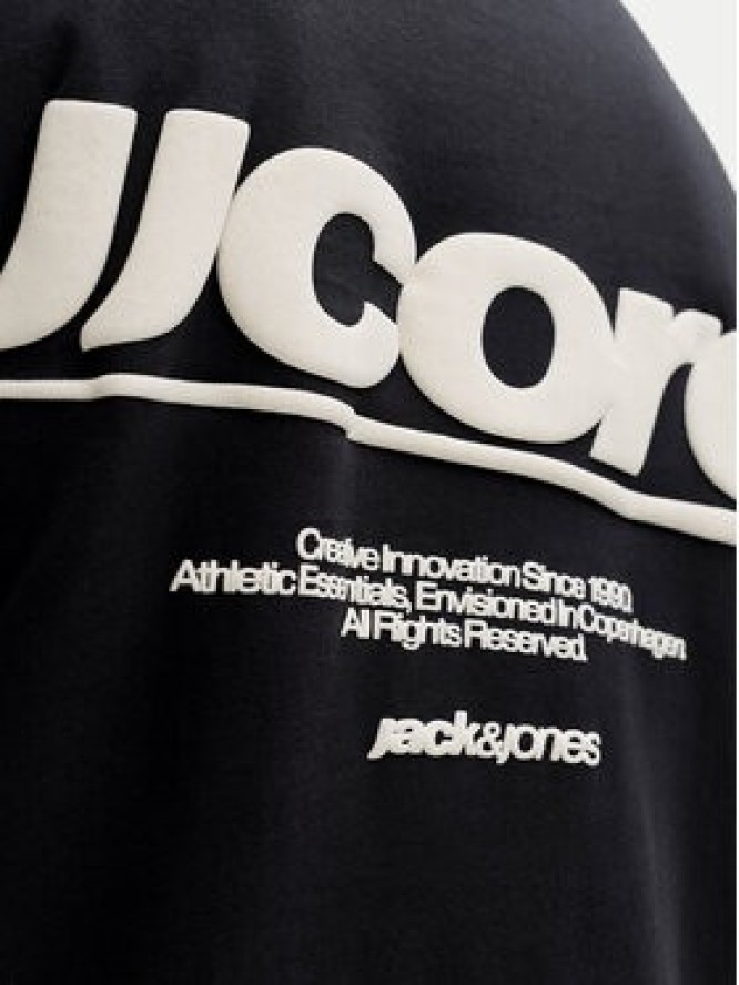 Jack & Jones T-Shirt Club 12289842 Czarny Relaxed Fit