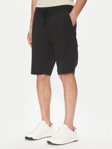 BOSS Szorty sportowe S_Urbanex-Cargo 50534318 Czarny Tapered Fit