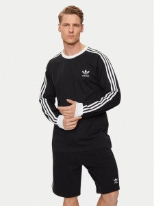 adidas Longsleeve Adicolor Classics 3-Stripes Long-Sleeve Top IA4877 Czarny Slim Fit