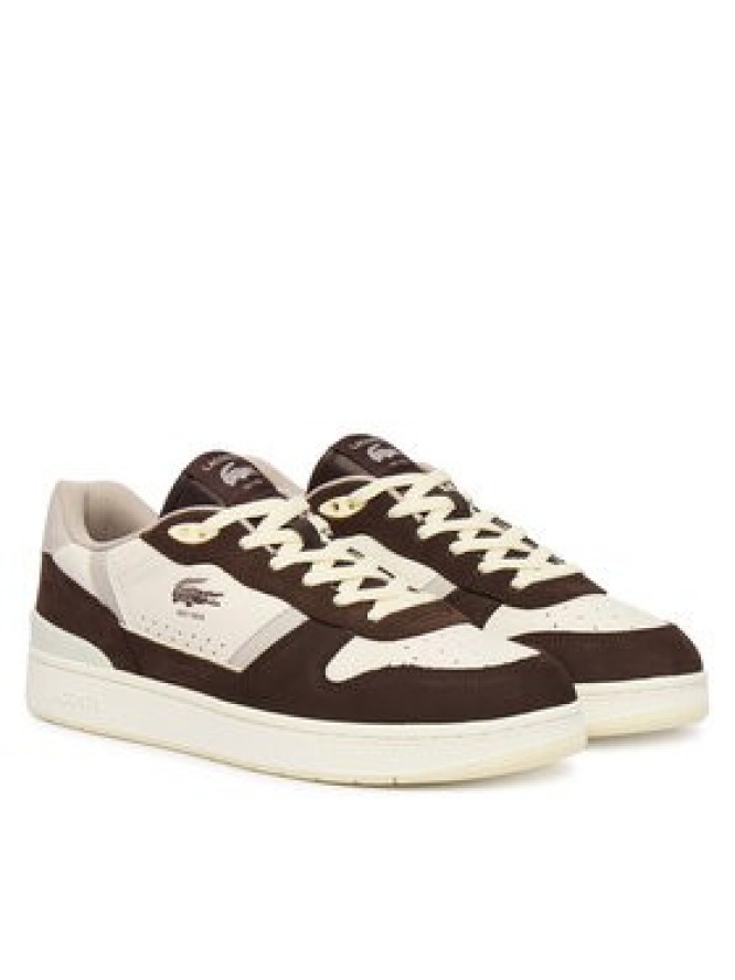 Lacoste Sneakersy T-Clip Set 51SMA0100 Brązowy