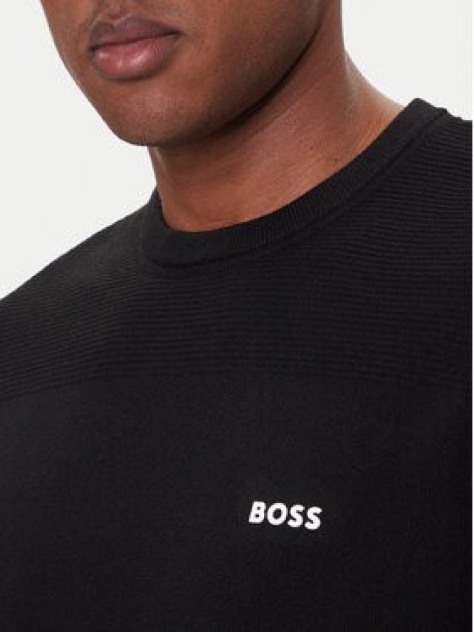 BOSS Sweter Momentum-X CN 50547507 Czarny Slim Fit