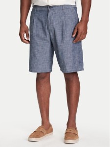 United Colors Of Benetton Szorty materiałowe 4XGBU9015 Niebieski Regular Fit