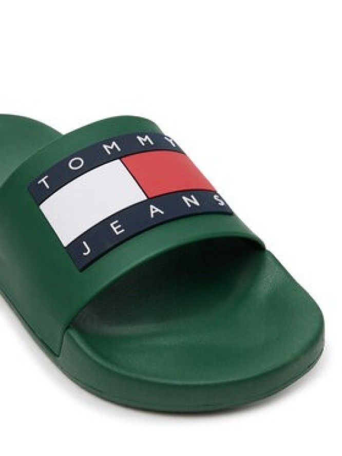 Tommy Jeans Klapki Tommy Jeans Pool Slide Ess EM0EM01191 Zielony