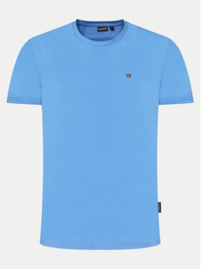 Napapijri T-Shirt Salis NP0A4H8D Niebieski Regular Fit