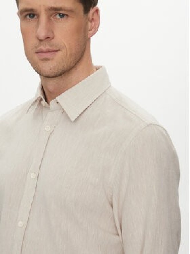 JOOP! Jeans Koszula 15 JJSH-92Hanson2K-W 30045977 Beżowy Regular Fit