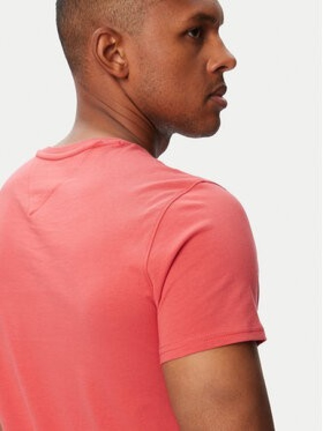Tommy Jeans T-Shirt DM0DM04411 Czerwony Slim Fit