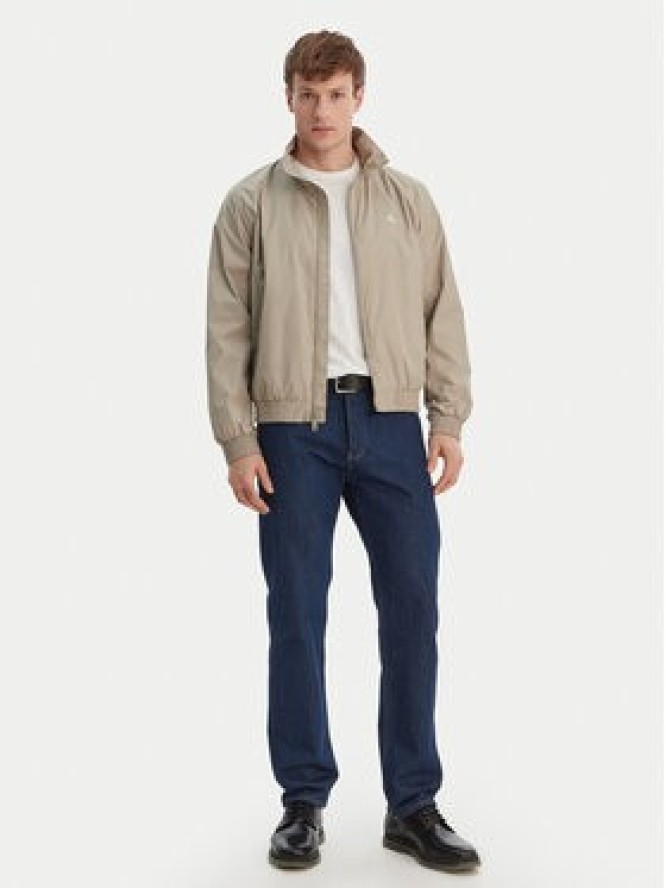 Calvin Klein Jeans Kurtka przejściowa Harrington LV04RF520G Brązowy Regular Fit