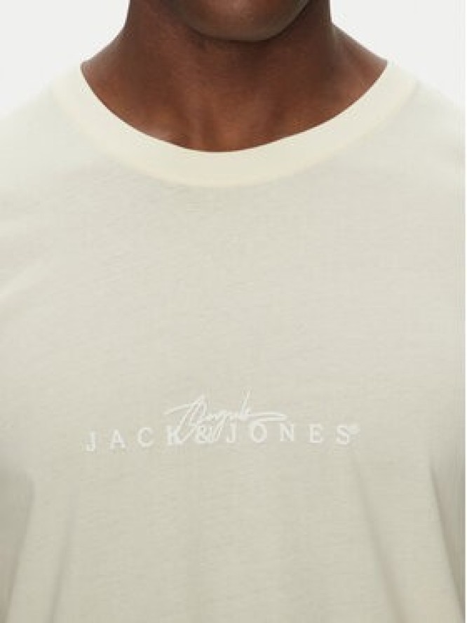 Jack & Jones T-Shirt Varenna 12273163 Écru Regular Fit